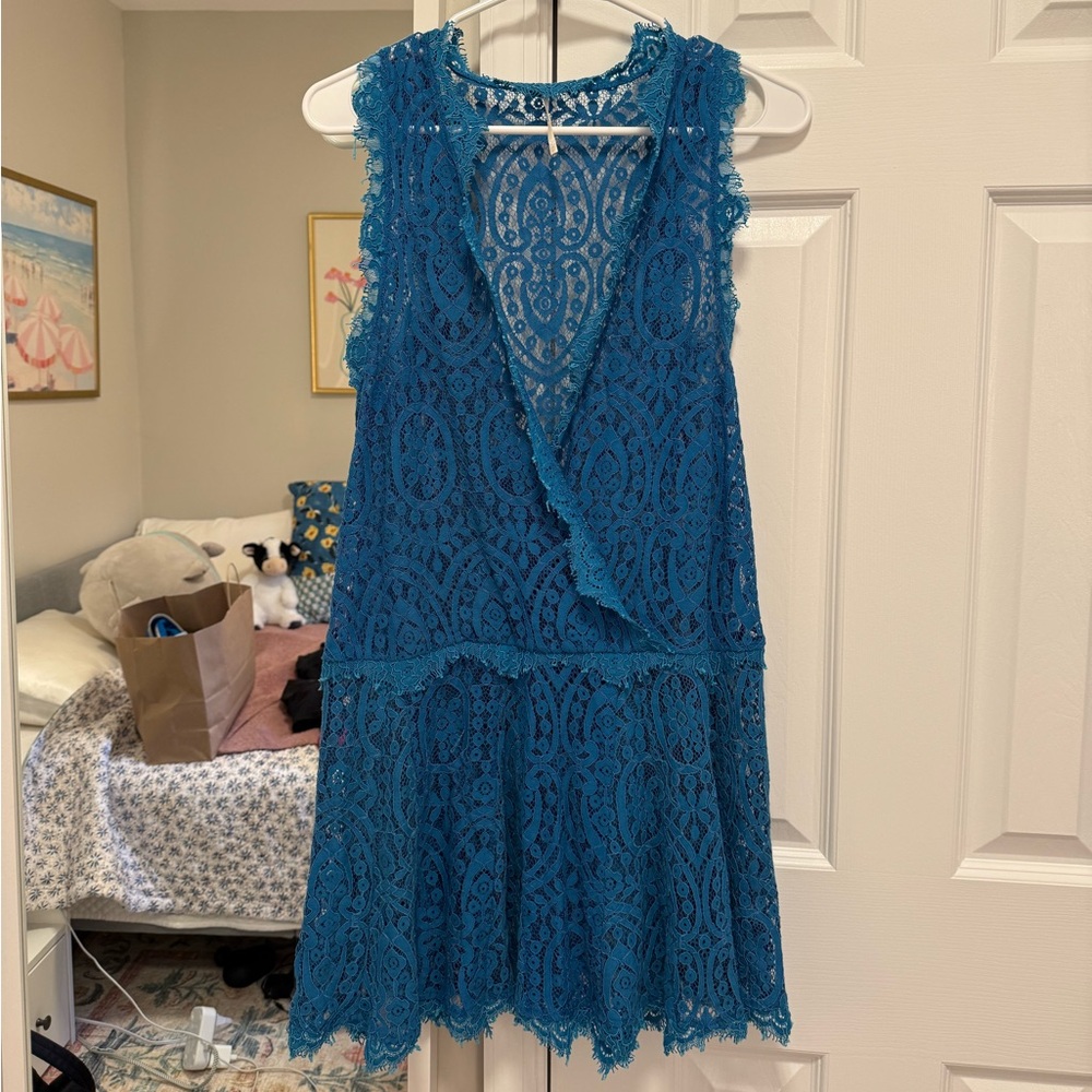 Free People "Heart In Two" Lace Dress